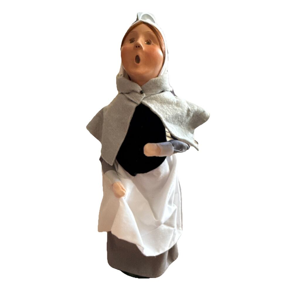Vintage Byers Choice The Carolers Pilgrim‎ Woman 2002